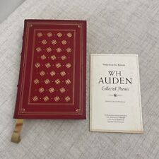 Poemas coleccionables de W.H. Biblioteca Auden Franklin encuadernada en cuero edición de coleccionista segunda mano  Embacar hacia Argentina