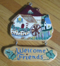 Wooden welcome sign for sale  Freeville