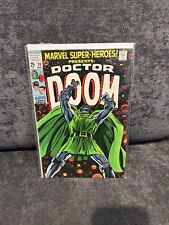 MARVEL SUPER-HEROES #20 Dr. Doom origen y primer título en solitario! ROY THOMAS~LARRY LIEBER segunda mano  Embacar hacia Argentina