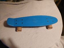 Skateboard blue yellow for sale  Shipping to Ireland