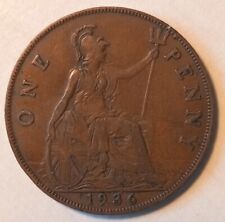 1936 one penny for sale  BUCKINGHAM