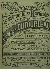 Catalogue dutourleau 1913 d'occasion  Paris XII