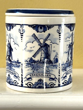 Delft blue canister for sale  Ashburn