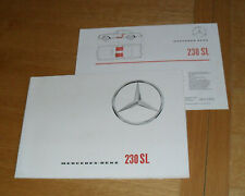 Mercedes 230sl brochure for sale  FAREHAM