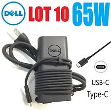 LOT 10 OEM Dell Laptop Charger 65W USB C Type C AC Adapter LA65NM190 HA65NM190 for sale  Shipping to South Africa