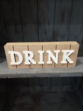 wooden drinks bar for sale  BOLTON