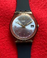 Swatch Watch ORIGINALS BLUE CHOCO GM415 Unisex 34mm 2008  Working for sale  Shipping to South Africa
