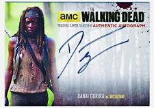 Cartão de autógrafo The Walking Dead temporada 4 Danai Gurira As Michonne #DG2 dourado/25! comprar usado  Enviando para Brazil