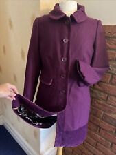 purple velvet coat for sale  ST. NEOTS