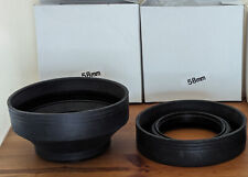 Two 58mm rubber for sale  WALTHAM CROSS