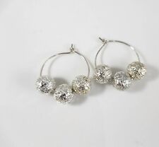 Silver hoop earrings for sale  Seminole