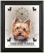 Yorkshire terrier clock d'occasion  Expédié en Belgium