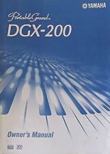 Yamaha DGX-200 Portable Grand Electronic Keyboard Original Owner's Manual Book. for sale  Shipping to South Africa