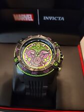 Reloj cronógrafo Invicta Marvel The Hulk para hombre 52 mm edición limitada 26808 raro, usado segunda mano  Embacar hacia Argentina