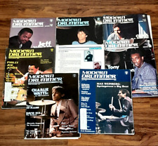 Lote de 8 Vatios Blancos Modern Drummer Magazine Años 80 Vintage MD82-85 segunda mano  Embacar hacia Argentina