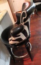 black stools leather bar for sale  Canfield