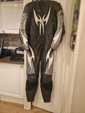 Used, Hein Gericke's Pro Sports One Piece Leather Motorcycle Suit. Size 54. Black&Grey for sale  Shipping to South Africa