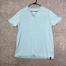 Used, Lucky Brand Venice Burnout Henley Shirt Blue Mens Adult Size Large for sale  Shipping to South Africa