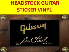  Gibson les Paul Model Gold Stickers Vinyl Headstock Guitar & Bass Pegatinas comprar usado  Enviando para Brazil