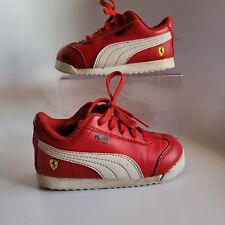 Puma Baby SF Ferrari Roma 365237-09 Red Lace Up Sneaker Shoes Size US 8C for sale  Shipping to South Africa