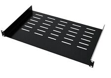 Bandeja de rack universal NavePoint prateleiras ventiladas 1U preto 10,5 polegadas (270 mm de profundidade), usado comprar usado  Enviando para Brazil