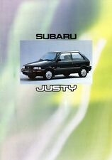 Subaru justy prospekt gebraucht kaufen  Gladbeck