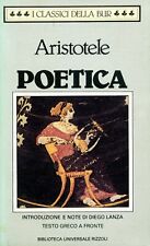 Aristotele poetica. classici usato  Sesto San Giovanni