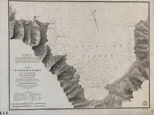 Gran Mapa Hell 1828 Depósito de La Marino Córcega Plano Del Golfo Saint-Florent comprar usado  Enviando para Brazil