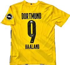 Camiseta deportiva firmada de Puma 20/21 Borussia Dortmund Erling Haaland BAS Beckett testigo segunda mano  Embacar hacia Argentina