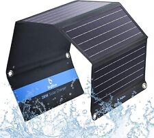 Used, BigBlue 3 USB 28W Solar Charger Foldable Waterproof Outdoor for sale  Shipping to South Africa