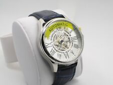 Usado, Invicta 23634 Vintage 45mm Relógio Automático Mostrador Prata Pulseira de Couro Azul comprar usado  Enviando para Brazil