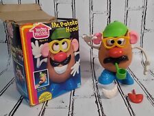 De colección Hasbro Playskool Mr. Cabeza de papa 1983 con caja de pipa preescolar caja es áspera segunda mano  Embacar hacia Argentina