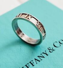 Anillo de Plata TIFFANY&CO Atlas Plata Esterlina 925 Talla EE. UU. #6 Unisex Para Hombre Damas segunda mano  Embacar hacia Argentina