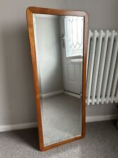 Vintage 60s Clark Eaton Of Denmark Teak Framed Wall Mirror Bevelled MCM Large for sale  Shipping to South Africa