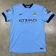 2014-2015 - Camiseta rara Nike Manchester City Home Soccer - Eden Dzeko - Masculina GG, usado comprar usado  Enviando para Brazil