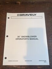 Gravely inch snowblower for sale  Williamsburg
