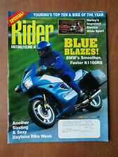 Rider motorcycle magazine for sale  Washington