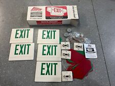 Emergency Exit Sign Combo Light with Manual and Wiring  - Ships In 24 Hours for sale  Shipping to South Africa