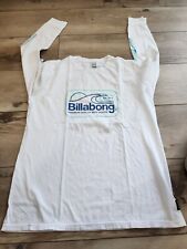 Billabong Surf Supply Co Mens L Large White Long Sleeve Shirt Core Fit Premium for sale  Shipping to South Africa