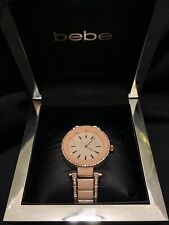 Usado, Relógio feminino BeBe ouro rosa com strass Bling  comprar usado  Enviando para Brazil