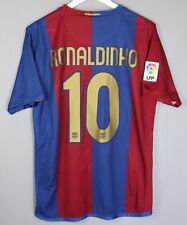 CAMISA DE FUTEBOL BARCELONA 2006 2007 CASA NIKE #10 RONALDINHO, usado comprar usado  Enviando para Brazil