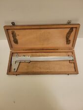 Lufkin Swiss Made No. 701 Vernier Caliper 6” Hardened Stainless Steel w/case, used for sale  Shipping to South Africa