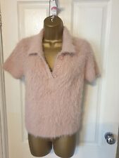 fluffy short sleeve jumper for sale  WAKEFIELD