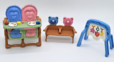 Muebles de muñeca gemelos Fisher Price Loving Family casa de muñecas - silla alta segunda mano  Embacar hacia Argentina