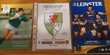 Rugby union programmes for sale  Ireland