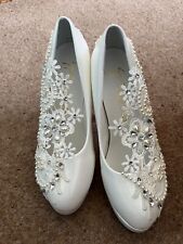 White stiletto lace for sale  ENFIELD
