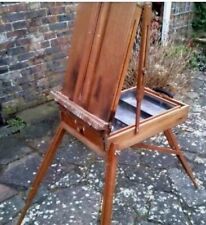 Vintage Grumbacher #386 Portable Field Travel Artist's Easel with Tin Tray for sale  Shipping to South Africa