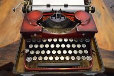 Antique Royal Red Manual Typewriter,Red & Black Ribbon,Works W/ Case,1920S-1930S for sale  Shipping to South Africa