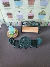 SYLVANIAN FAMILIES CALICO CRITTERS GARDEN BENCH AND FOUNTAIN SET  for sale  Shipping to South Africa