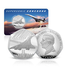 Usado, Moneda de plata conmemorativa del 20 aniversario del Concorde brillante sin circular 2023 segunda mano  Embacar hacia Argentina